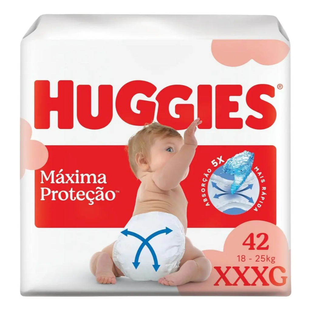 Fralda Huggies Supreme Care Xxg 46 Unidades - fralda Infantil - Fralda Huggies