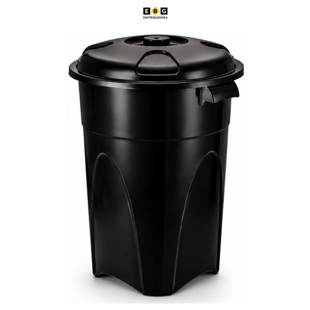 Lixeira Cesto Cestão Cesta Lixo 100 Litros Reforçado Preto Alça Reforçada - Promoção