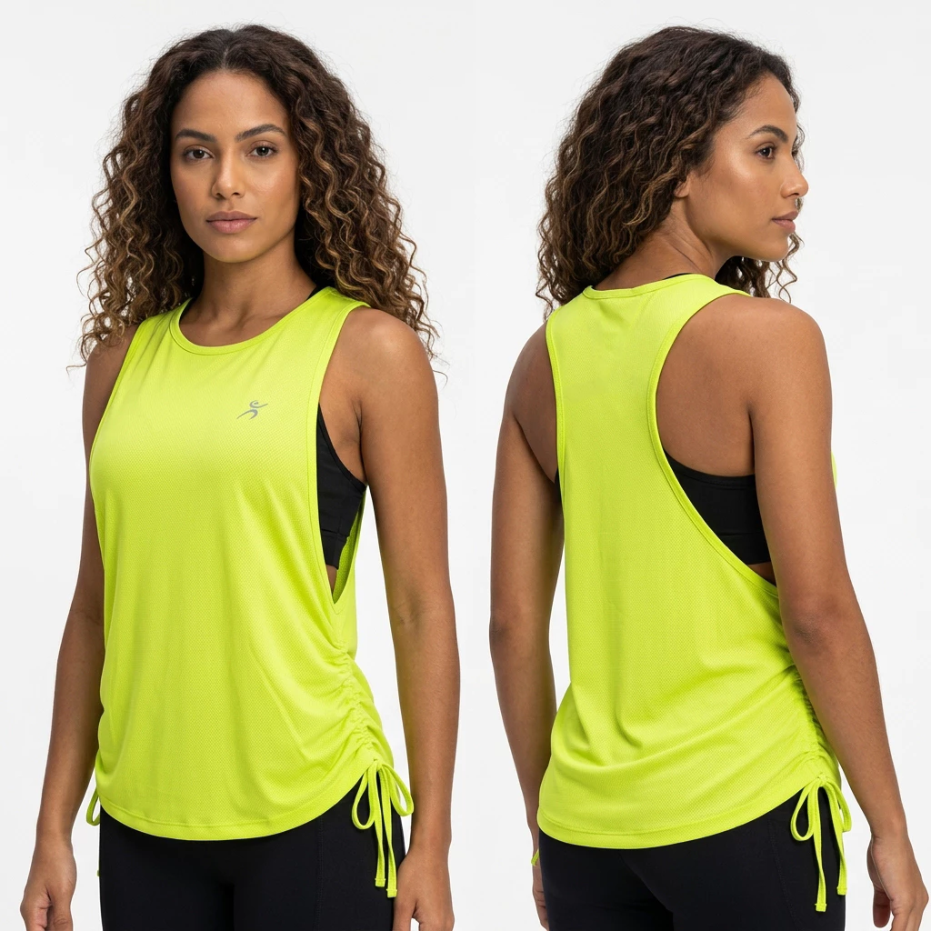 Regata Colete Fitness Dry Fit Furadinha Academia Treino Desportiva Ajustável — imagem 1