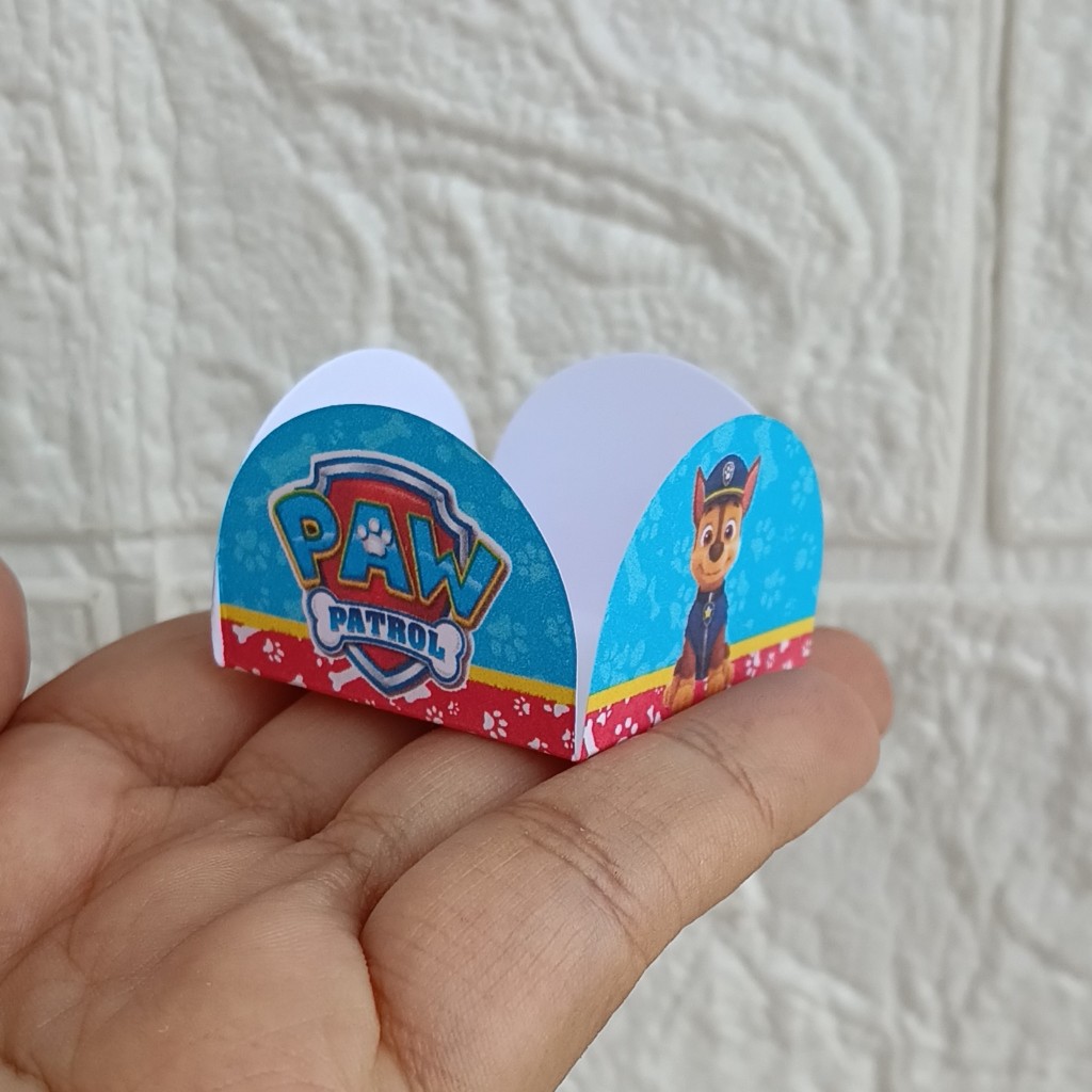 FORMINHA 4 PÉTALAS PARA DOCES PATRULHA CANINA PARA DOCINHOS BRIGADEIRO FESTA INFANTIL
