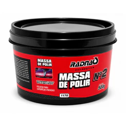 Massa Polir N° 2 Polimento Automotivo Radnaq 500g