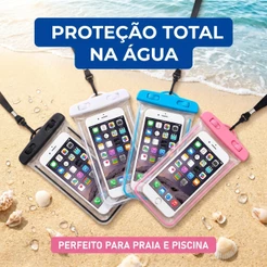 Porta Celular Impermeável Praia Passeio Facil Uso