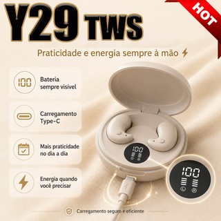 Y29 Mini fones de ouvido sem fio para dormir tws HI-FI leve e feito para suas noites