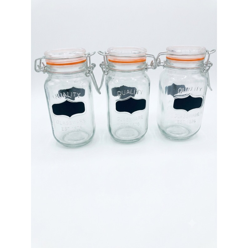 pote hermético de vidro de 160 ml