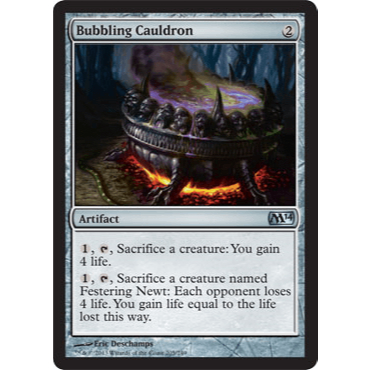 Caldeirão Borbulhante (Vida) - - Magic The Gathering