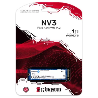 SSD M.2 NVMe Kingston NV3 1TB - Ultra Velocidade para Seu PC ou Notebook!