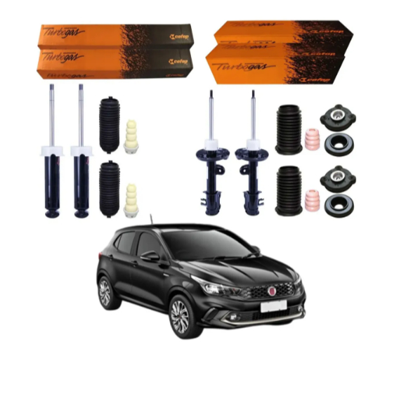 Kit 4 Amortecedor Argo 2017 A 2025 Cofap + Kits