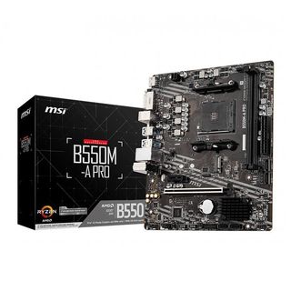 Placa Mãe MSI B550M-A PRO, DDR4, Socket AMD AM4, mATX, Chipset B550, MSIB550MAPRO