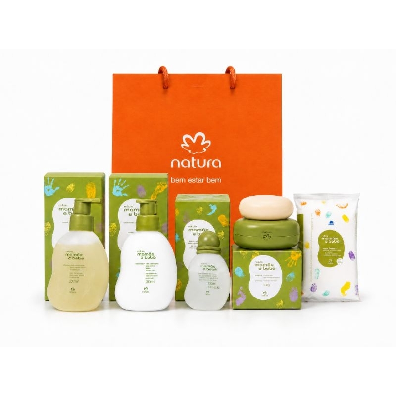Kit Mamãe e Bebê Com Saboneteira