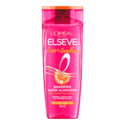 Shampoo com Queratina Vegetal e AHA, Alinhamento Capilar, Controle do Frizz, Elseve Liso dos Sonhos L'Oréal Paris, 400ml