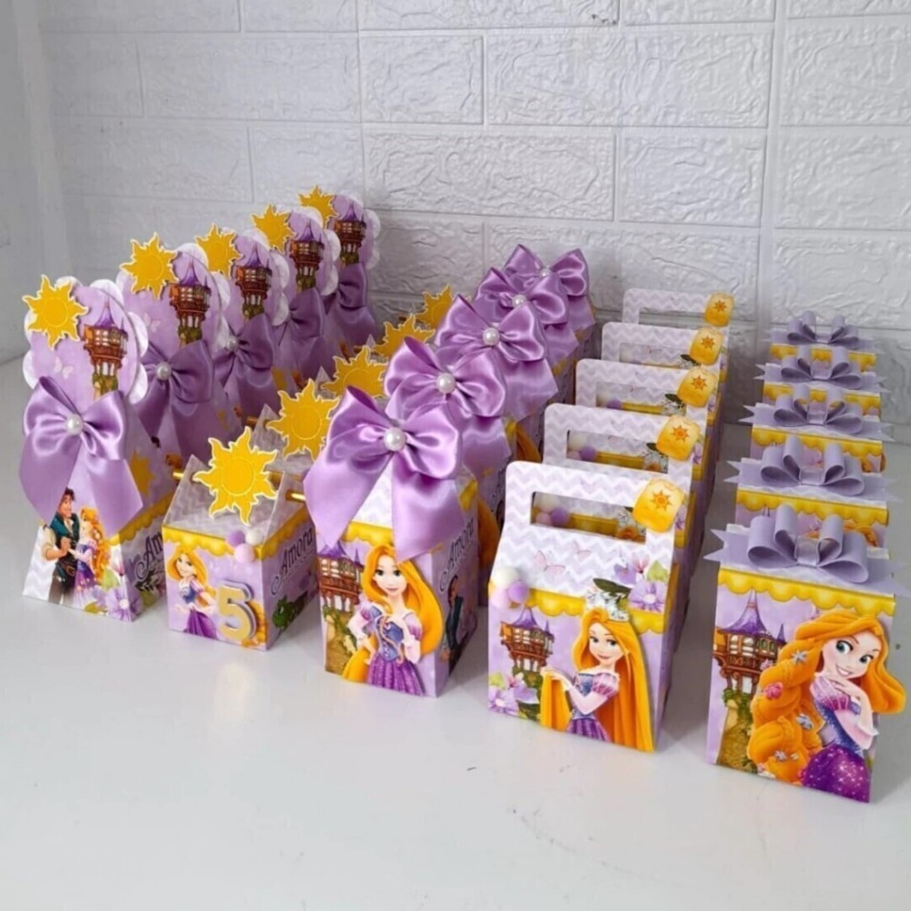 personalizados pegue e monte RAPUNZEL lembrancinhas para festa ANIVERSÁRIO