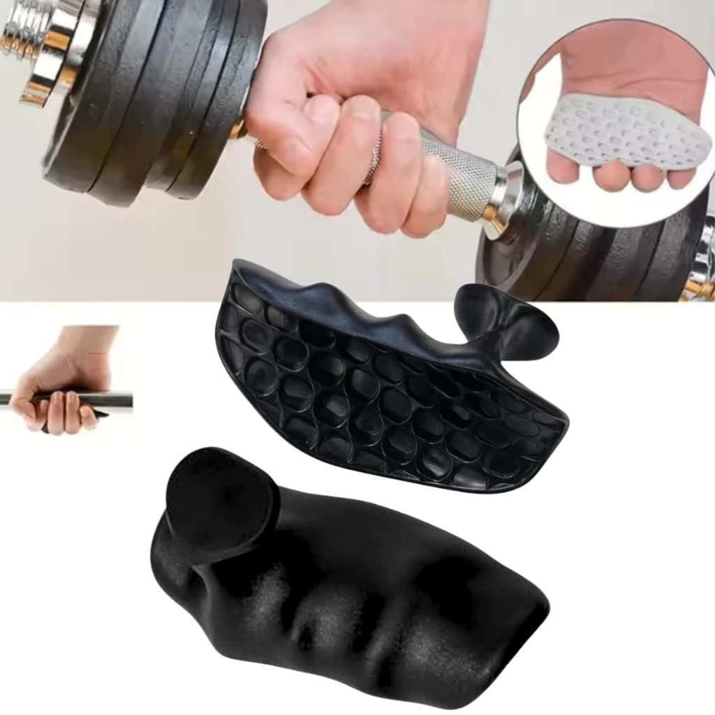 Novo Luvas de levantamento de peso de silicone antiderrapante Luvas de treino força