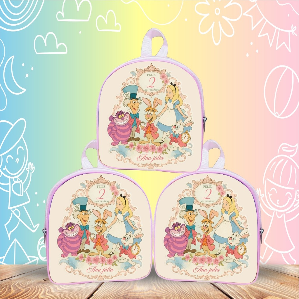 30 Mochilinhas personalizada em variados temas, personalizamos para aniversários, lembrancinhas e mimos