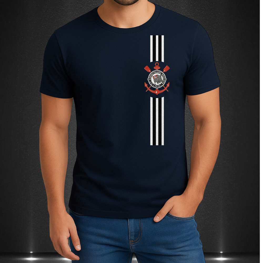 Camisa Camiseta Corinthians Futebol Malha Premium 30.1 Lançamento Novidade