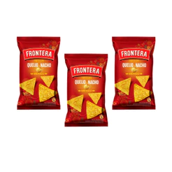 Kit 3un Tortilla Chips Frontera Queijo Nacho 68g