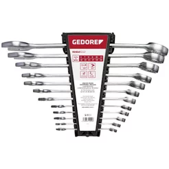 JOGO CHAVE COMBINADA GEDORE 6 A 22 mm 12 PEÇAS R09105112 BOCA ESTRELA KIT ROBUST RED