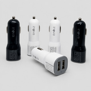 Carregador veicular 2 usb para celular automotivo inova originais