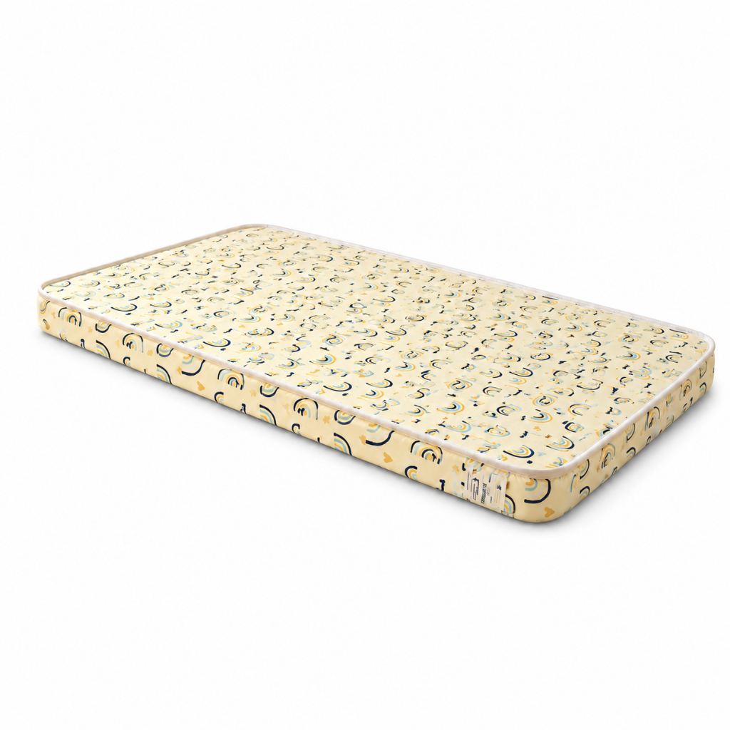 Colchão Infantil Para Berço 130x70x7cm Espuma D18 Antialérgico Antiácaro Antifun