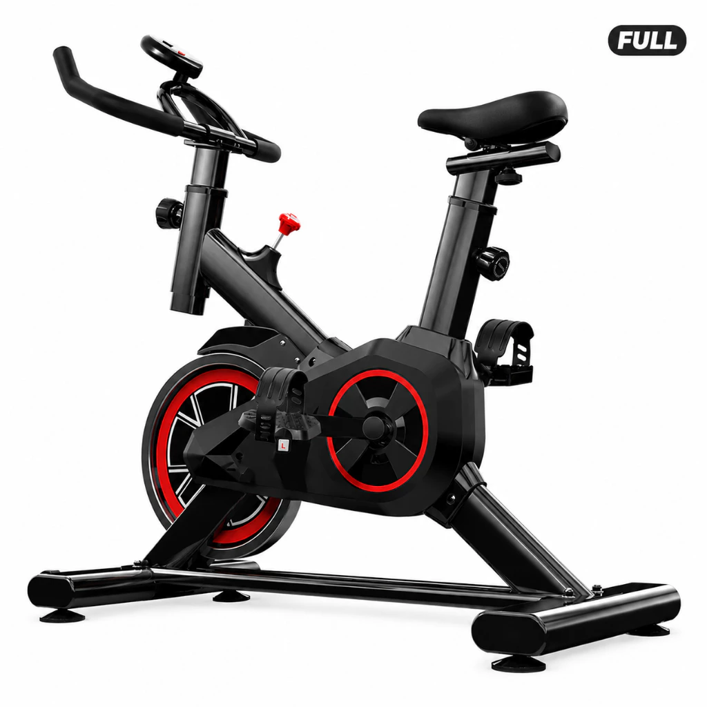 Bicicleta Bike Ergometrica Spinning Academia Casa Fitness Profissional Portátil Rodinhas 150kg — imagem 1