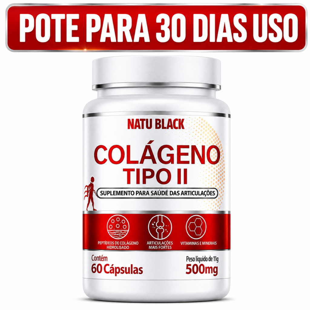 Colágeno Tipo 2 Puro Não Hidrolisado