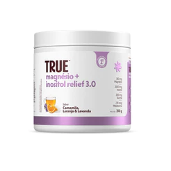 True Magnésio + Inositol Relief 3.0 Camomila e Lavanda 350g True Source