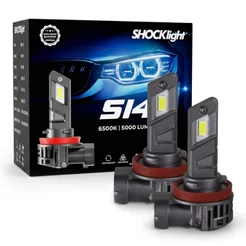 Kit Ultra Led Premium Compacto S14x H1 H3 H7 H11 H27 HB3 HB4 Headlight Nano Shocklight 6500k 5000lumens 22w