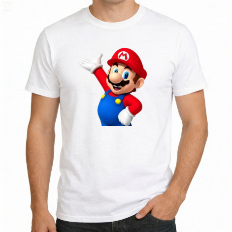 camiseta mario bross