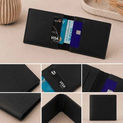 kit 10 porta cartão Masculino Feminino Slim