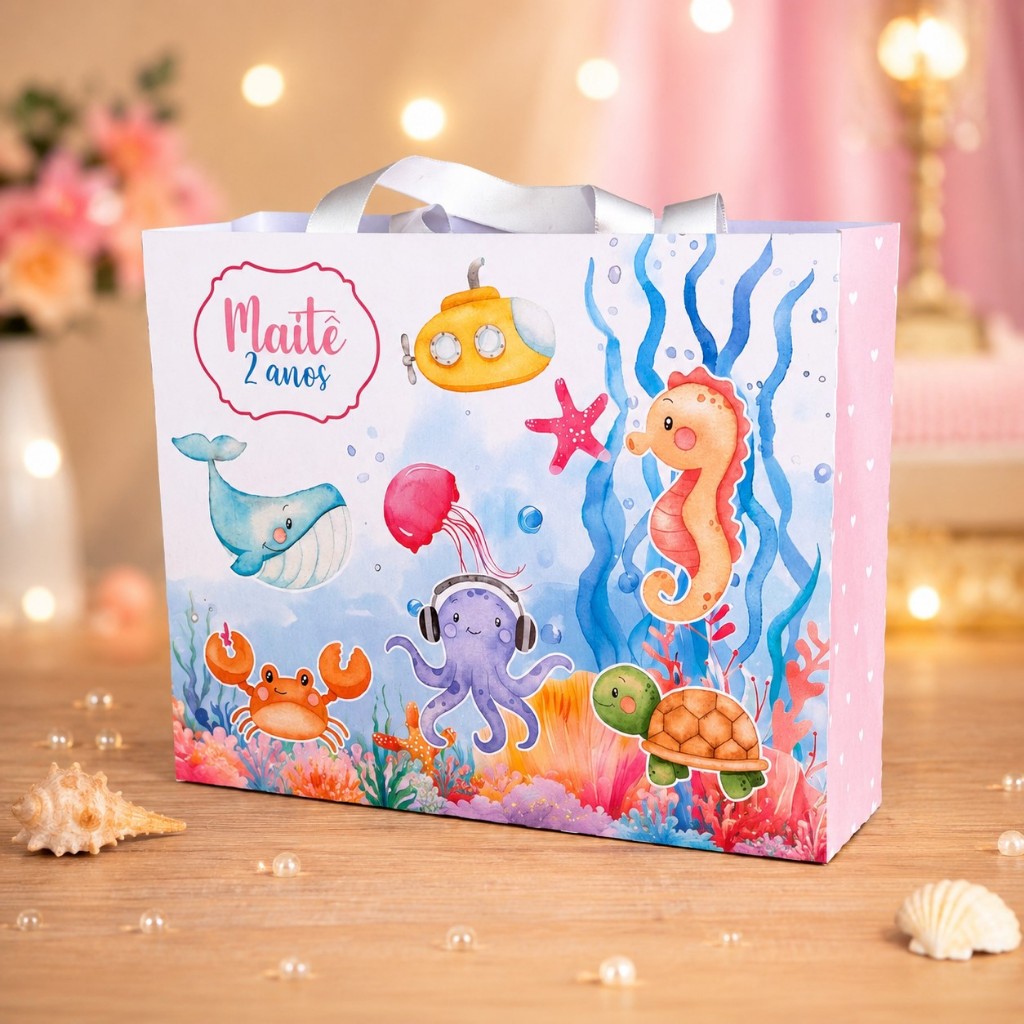 KIt Sacolinhas Para Lembrancinha Pegue e Monte Personalizada Qualquer Tema | Sacola Surpresa