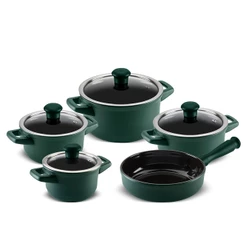 Jogo de Panelas Cerâmica Pura Ceraflame Duo Smart 5 Peças Atóxica Matte