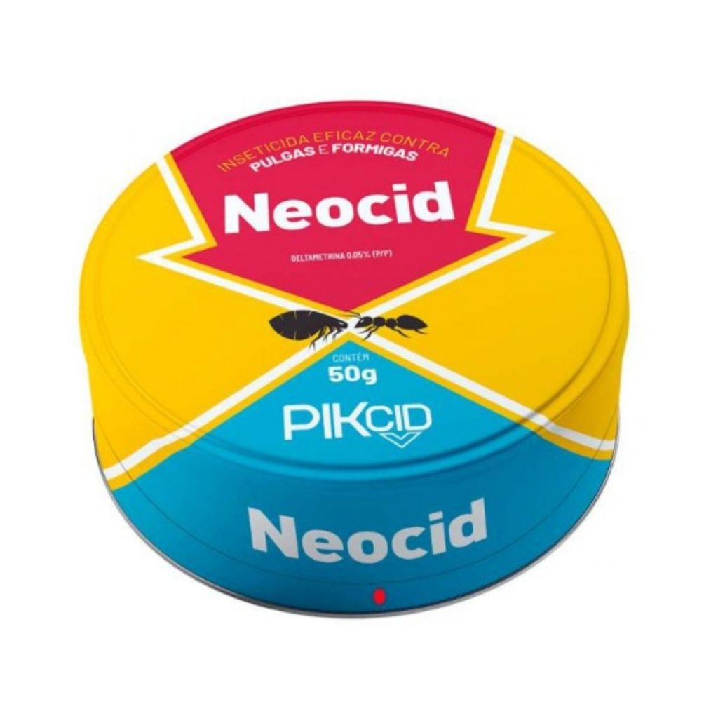 Neocid Inseticida em pó para piolho, formiga e pulgas 50g eficaz - Original
