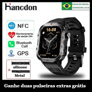 Relógio inteligente Hancdon H11 Smartwatch masculino 2.01‘’HD 100+Esportivo IP68 à Prova …
