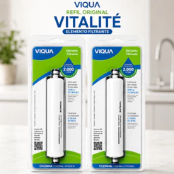 Elemento Filtrante Universal Refil de Reposição Vitalité Refil de Filtro Viqua Refil de 2000 Litros