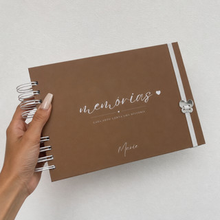 Caderno de recordações Caderno para colar fotos scrapbook Caderno para colar polaroid