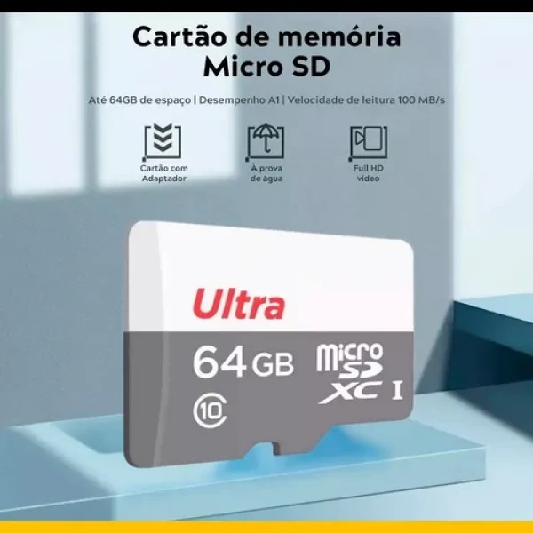 Cartão De Memória A1 Classe 10 8gb / 16gb / 32gb / 64gb