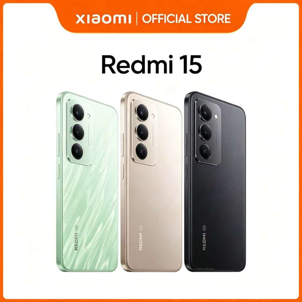 Smartphone Xiaomi Redmi 15 256GB 8GB/128GB 6GB 7000mAh Lançamento 2025 Lacrado +