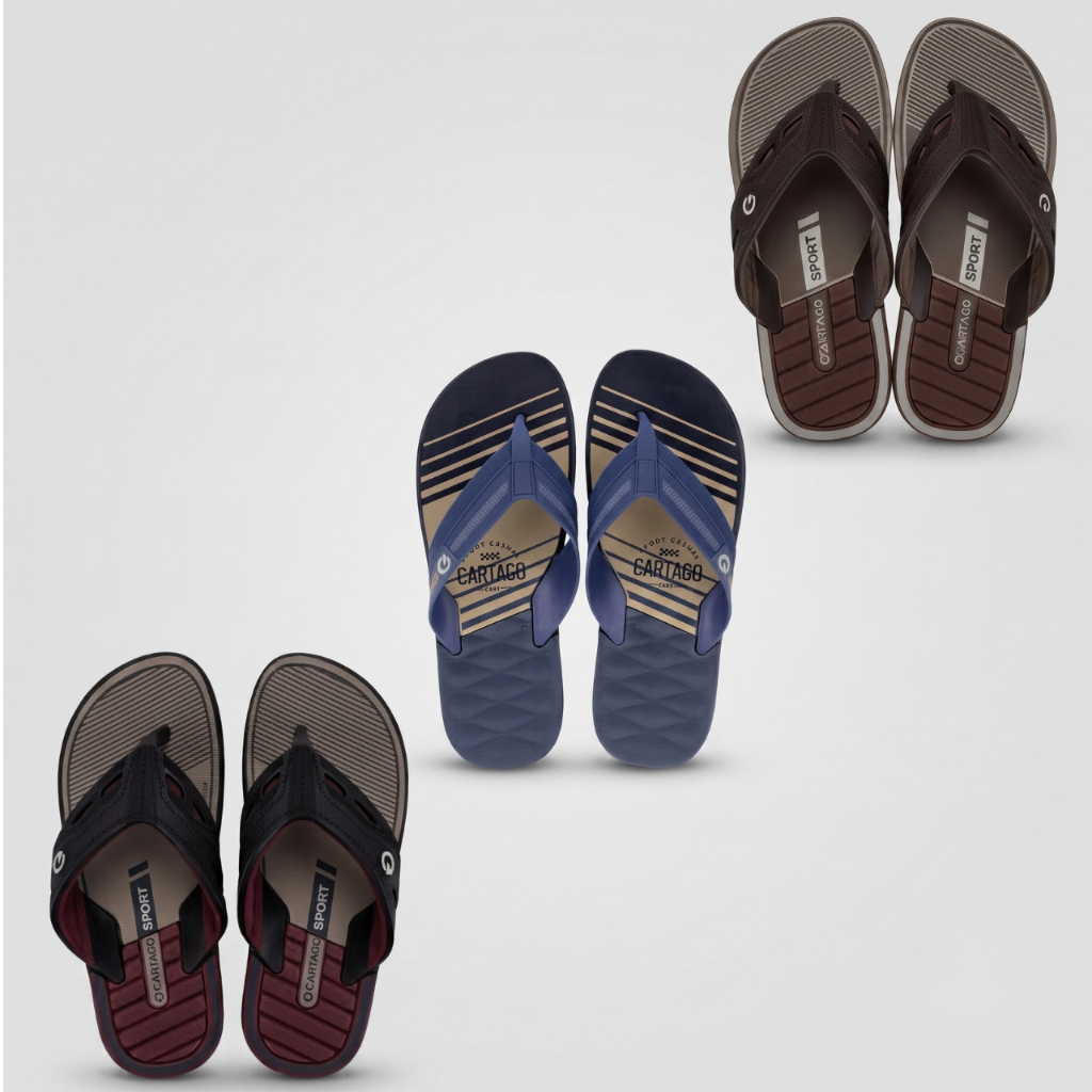 Chinelo Cartago Dallas Masculino Sport Conforto Original Dia a Dia