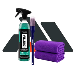 Kit Sintra Fast Vonixx 500ml Pincel Macio Microfibra Limpeza Interna