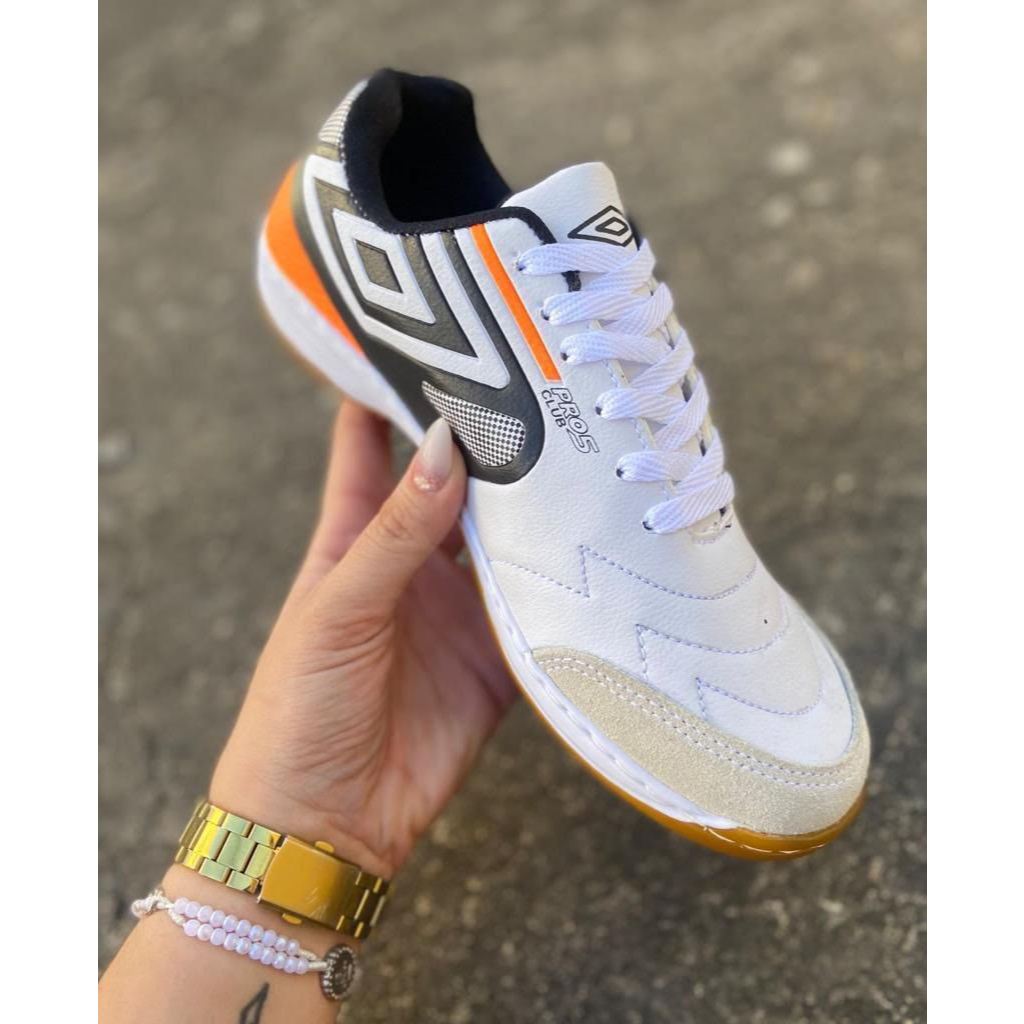 Tênis Chuteira Pro 5 Futsal Grade Especial 44 45 46 47 Sola Reforçada em Couro — imagem 2 de 2
