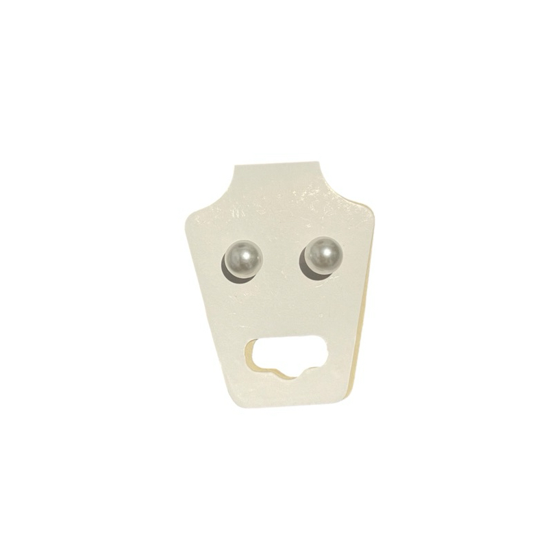 Brinco de pérola sintético branco ótima qualidade