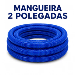 Mangueira 7 Metros 2 Polegada Flexível Flutuante Para Limpeza De Piscinas