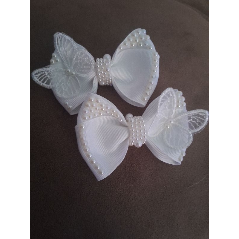 Laço De Cabelo Luxo Para Batizado Casamento