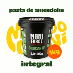 Pasta De Amendoim Integral Maniforce Crocante 1,010Kg