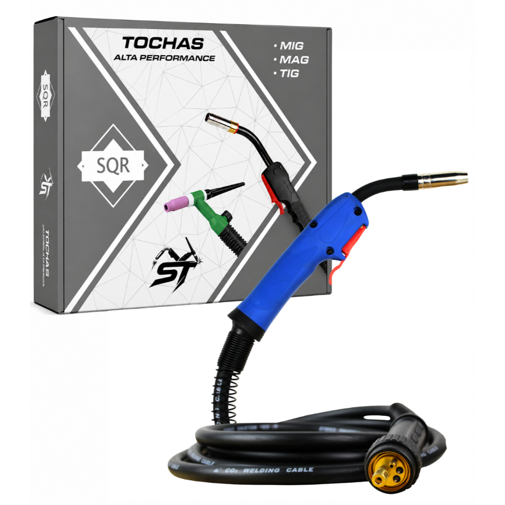 Tocha MIG ST-15 Sem Raspa 3m padrão euro SQR