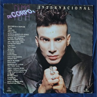 LP De Corpo e Alma Internacional 1992 Trilha Novela - Red Hot, Elton John - Disco de Vinil Original