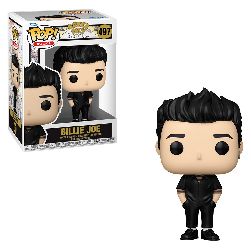 FUNKO POP ROCKS GREEN DAY - BILLIE JOE 497 NOVO ORIGINAL