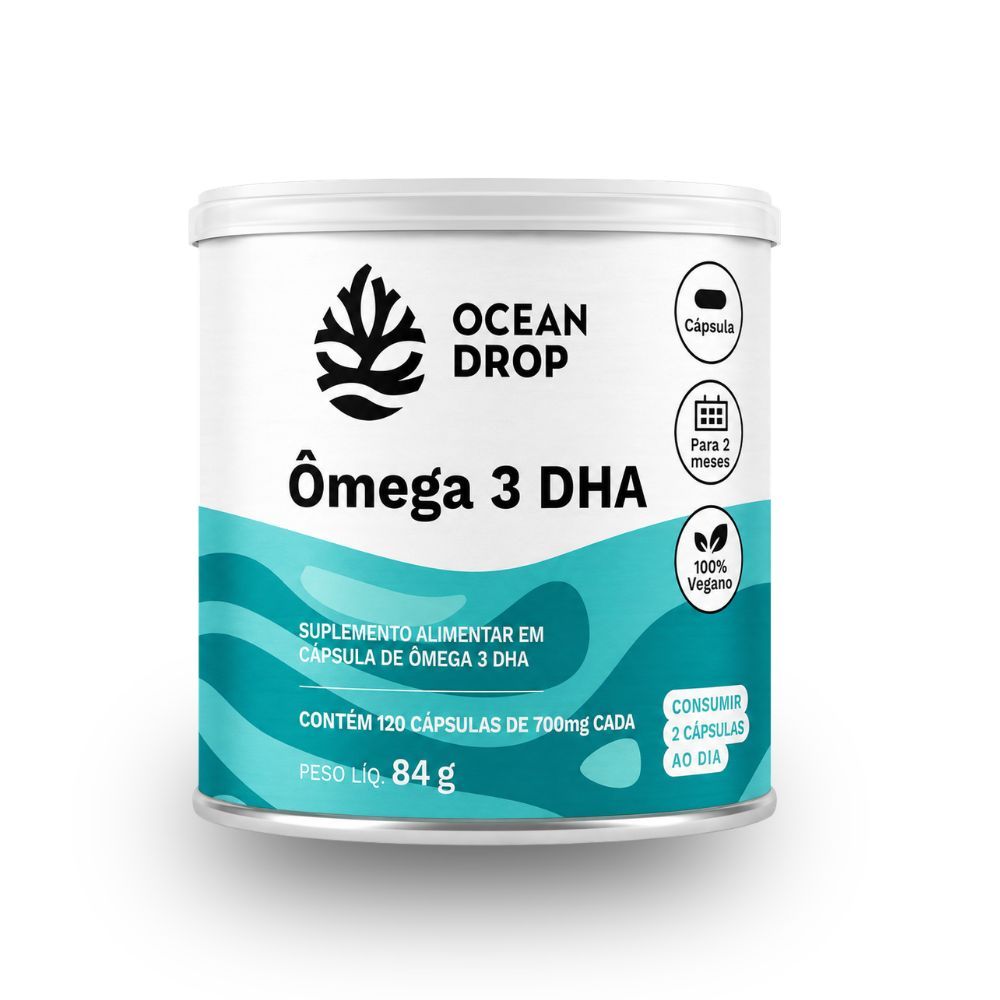Ômega 3 DHA 120 Cápsulas Ocean Drop