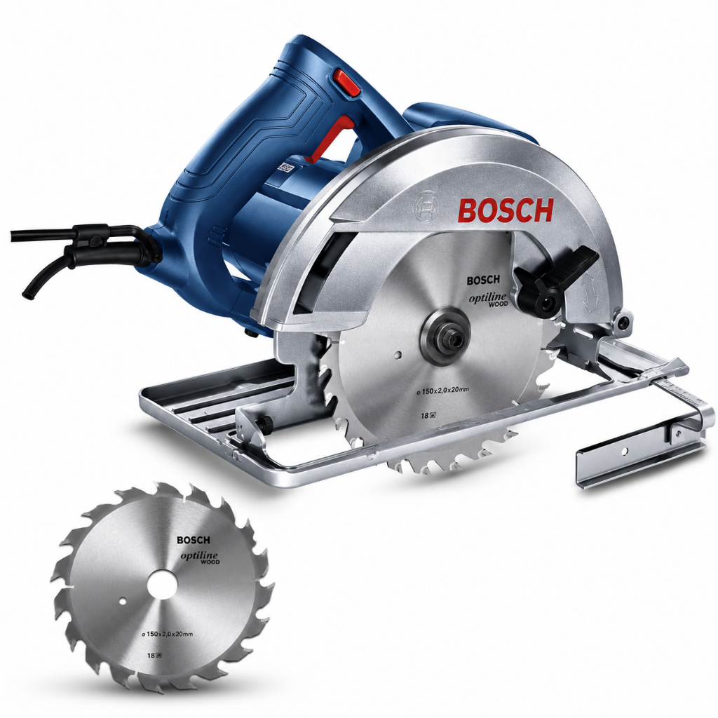 Serra Circular GKS 150 Bosch 7.1/4" Elétrica 1500W com 1 Disco