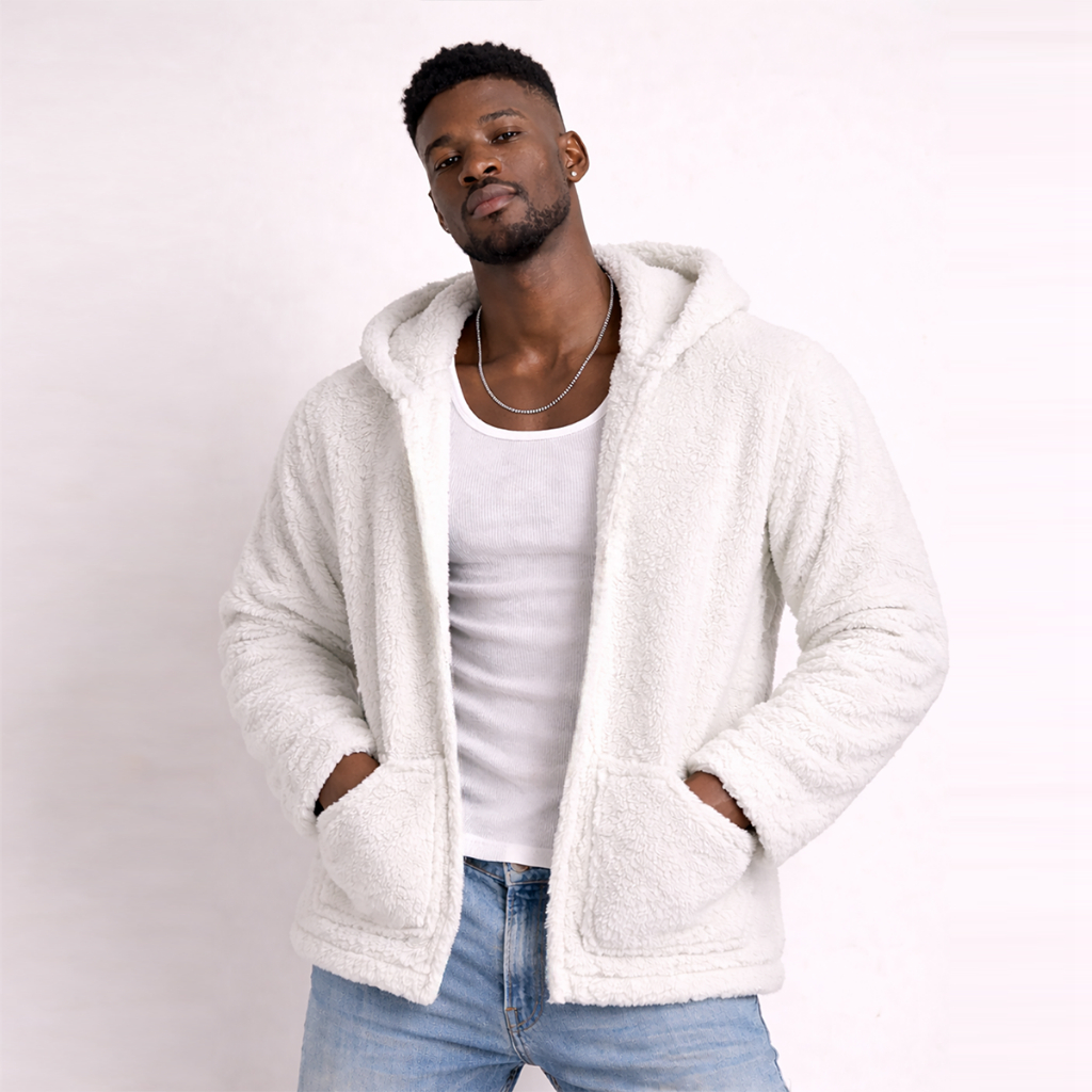 Casaco Teddy Pelucia Masculino