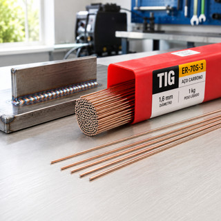 Vareta De Solda Tig Aço Carbono Er-70s-3 1,6mm 1kg 